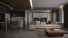 Dat Hip - Free 3D Living Room - Kitchen Interior Model Download 