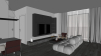 Nguyen Hanh Nhi - Download Free Living Room- Kitchen Interior Model 