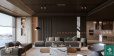 3D Model of Living Room Interior For Free Download