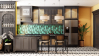 Meihome Diem - Download Free Indochine Living Room - Kitchen Interior Model 