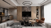 Cao Van Luan - 3D Living Room - Kitchen Interior Model Download 