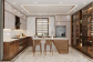 Tien Dat - Free 3D Living Room- Kitchen Interior Model Download
