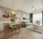 Hoang Thoa -  Free 3D Living Room- Kitchen Interior Model Download 