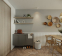 Hoang Thoa -  Free 3D Living Room- Kitchen Interior Model Download 