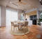 Trung Nghia - Free 3D Living Room- Kitchen Interior Model Download 