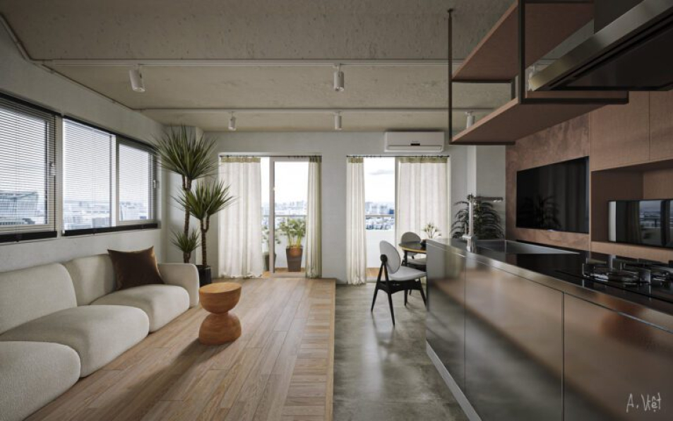 Anh Viet Tran - Free 3D Apartment Interior Model Download 