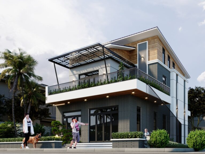 Do Van  Thinh - Free 3D House Exterior Model Download 