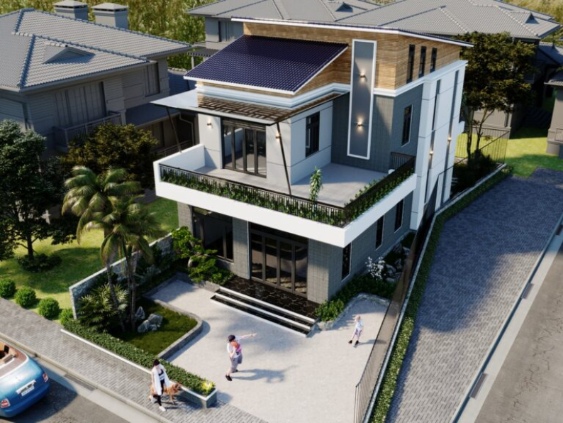 Do Van  Thinh - Free 3D House Exterior Model Download 