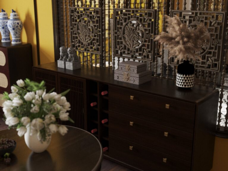 Tuan Dat - 3D Indochine Interior Model Download 
