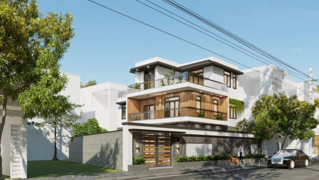 Vu Long - Free 3D Villa Exterior Model Download 