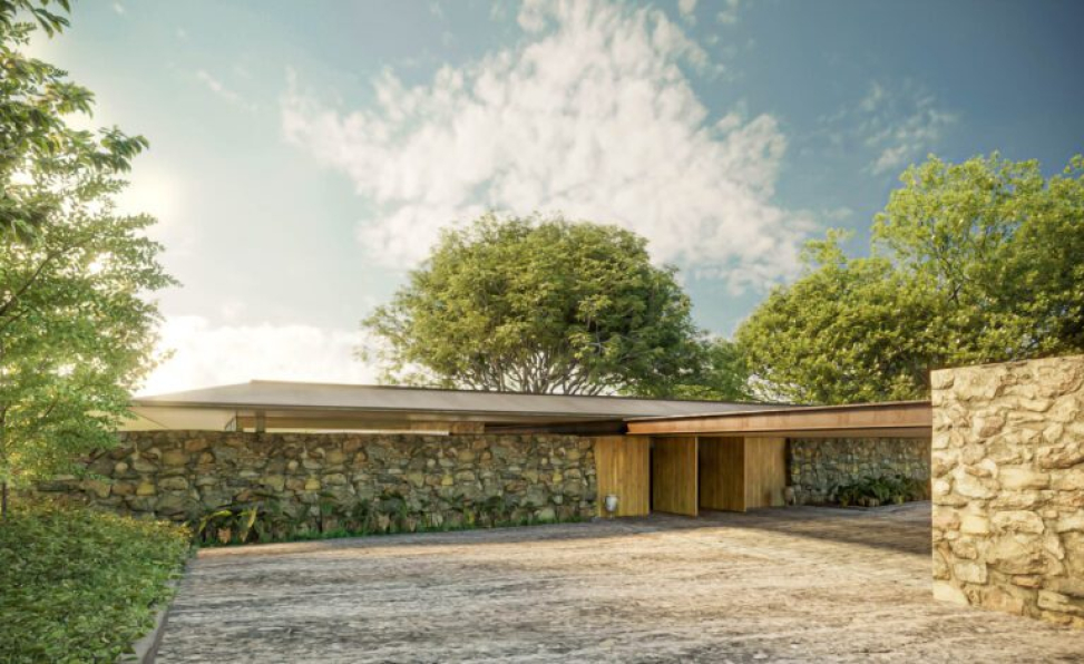 Mac Vu Tam - 3D House Exterior Scene Model For Free Download 