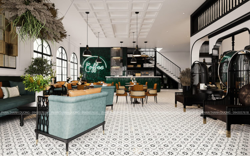 Phan Thanh Duong - 3D Coffee Room Interior Model Download