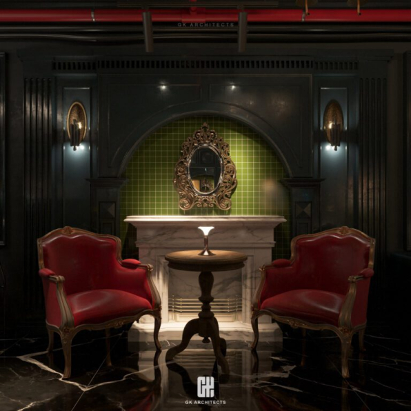 Nguyen Huy Anh - 3D Bar Restaurant Interior Scene Model For Free Download