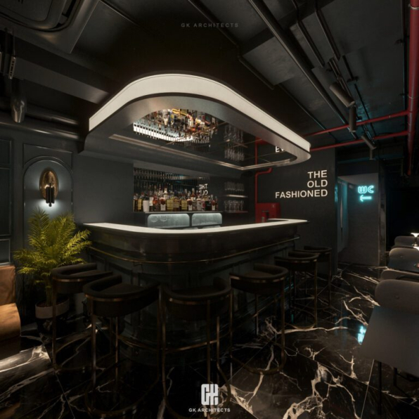 Nguyen Huy Anh - 3D Bar Restaurant Interior Scene Model For Free Download