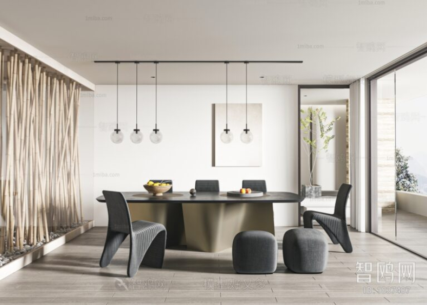 Kha Vi - Download Free 3D Dining Room Interior Model 