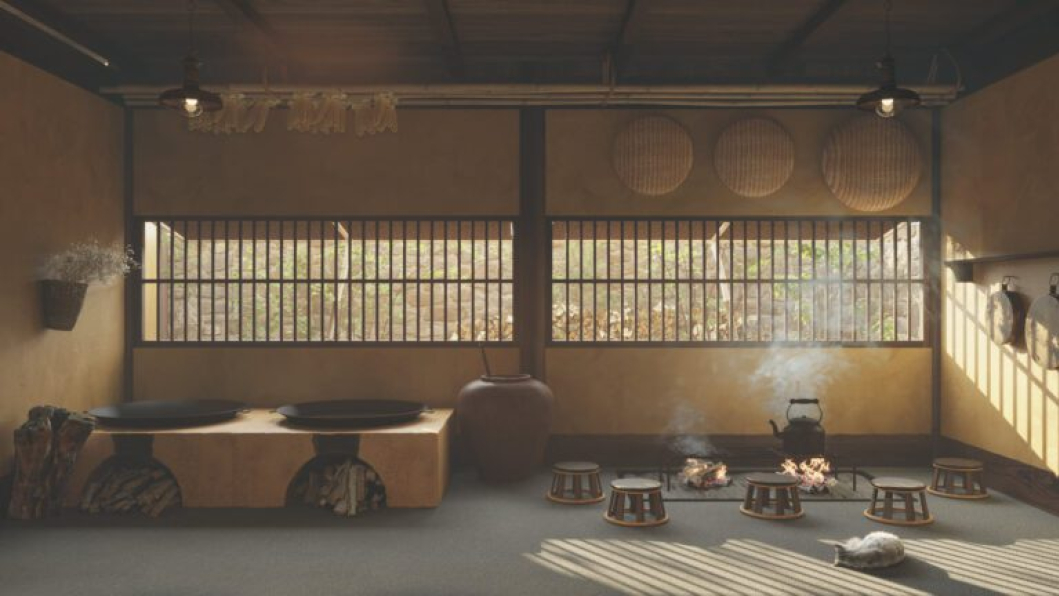 Thang Le - Download Free 3D Interior PAO Kitchen Model 