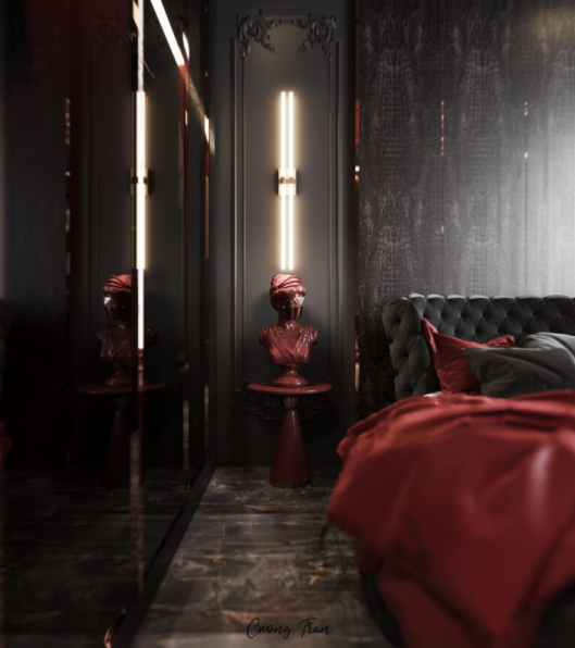 Cuong Tran - Download Free 3D Bedroom Interior Model 