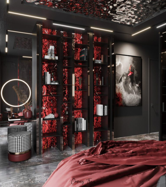 Cuong Tran - Download Free 3D Bedroom Interior Model 