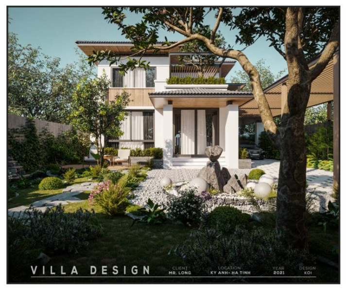 Tan Nguyen - 3D Model Exterior Villa File 3dsmax 