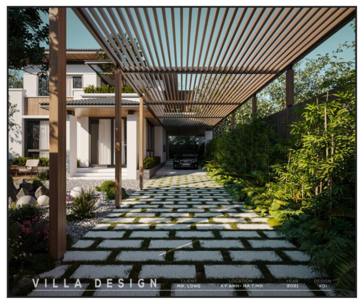 Tan Nguyen - 3D Model Exterior Villa File 3dsmax 