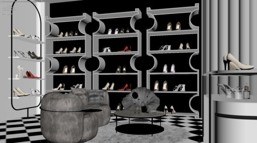 3D Fashion Shop Model Download