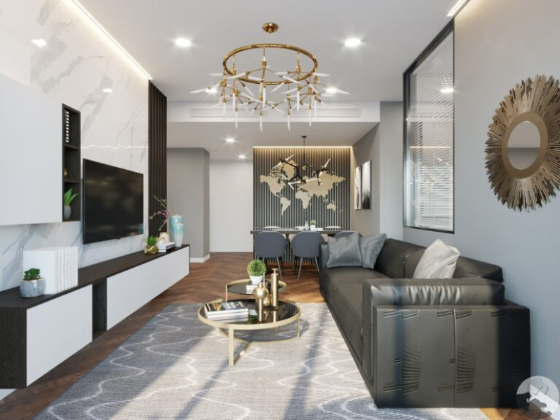 Minh Quang - 3D Model of Apartment Interior For Free Download