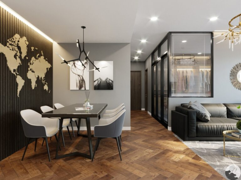 Minh Quang - 3D Model of Apartment Interior For Free Download