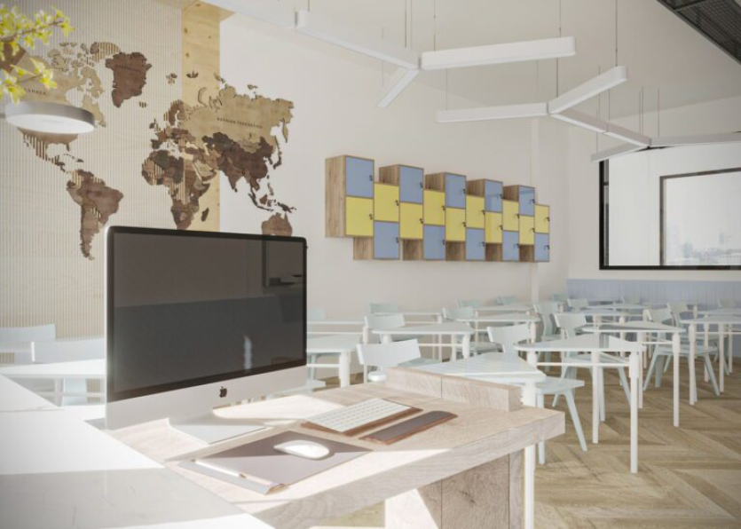  3D Model Of Study Room Interior For Free Download