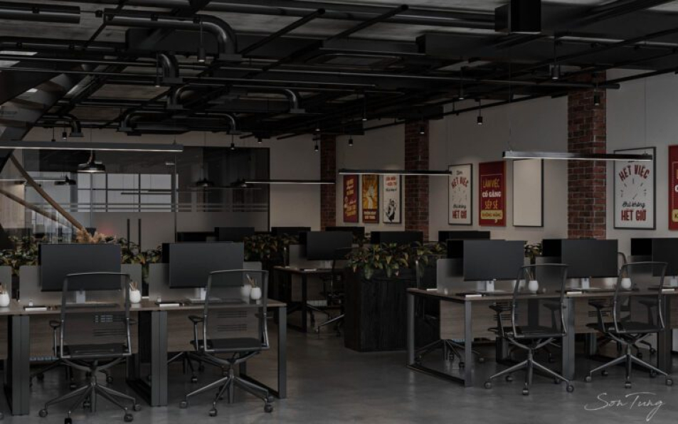 Son Tung - 3D Office Room Inter Model Download 