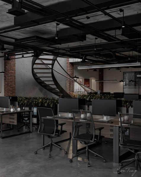 Son Tung - 3D Office Room Inter Model Download 