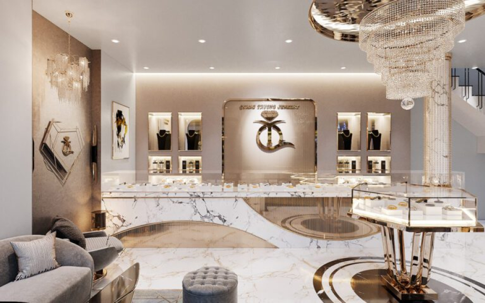 Vu Huy Hien - Free 3D Diamond Store Interior Model Download 