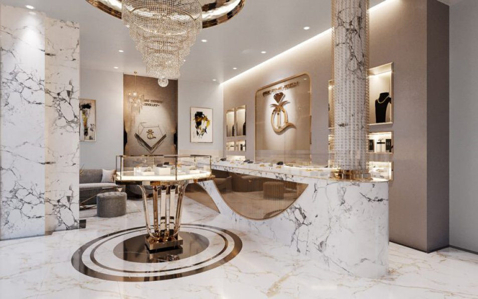 Vu Huy Hien - Free 3D Diamond Store Interior Model Download 