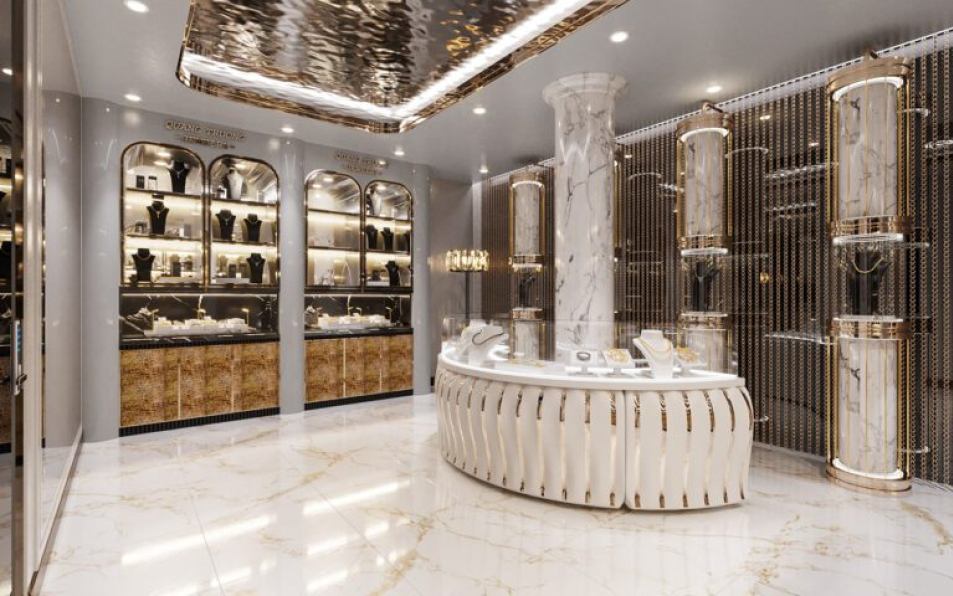 Vu Huy Hien - Free 3D Diamond Store Interior Model Download 