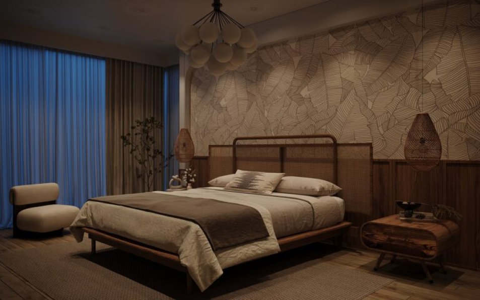 Tran Hai Yen - Free 3D Bedroom Interior Model Download 