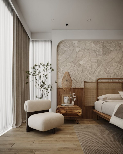 Tran Hai Yen - Free 3D Bedroom Interior Model Download 