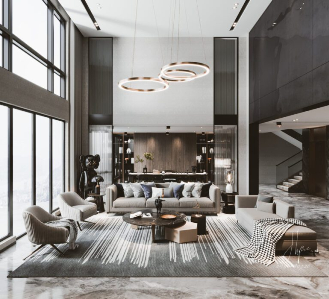 Phung Manh Ha - 3D Living Room Interior Model Download 
