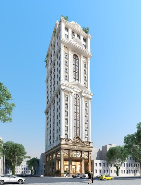 Hoang Clu - 3D Hotel Exterior Model Download 