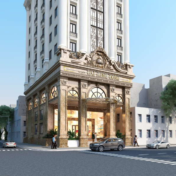 Hoang Clu - 3D Hotel Exterior Model Download 