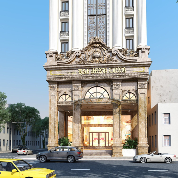 Hoang Clu - 3D Hotel Exterior Model Download 
