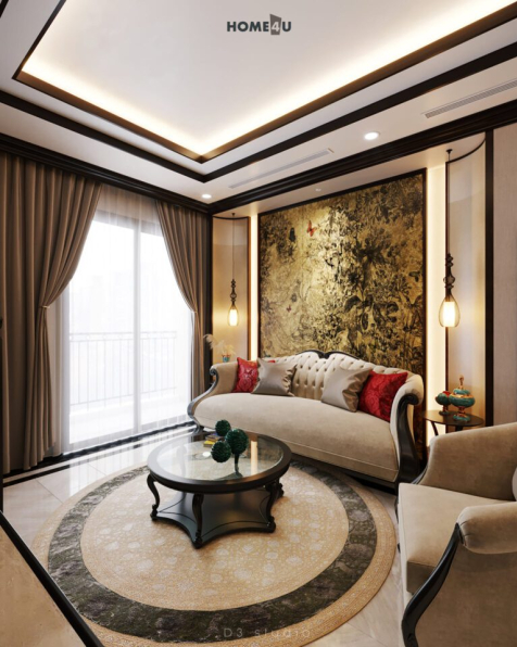  By Duong Bui - 3D Indochine Apartment Interior Model Download