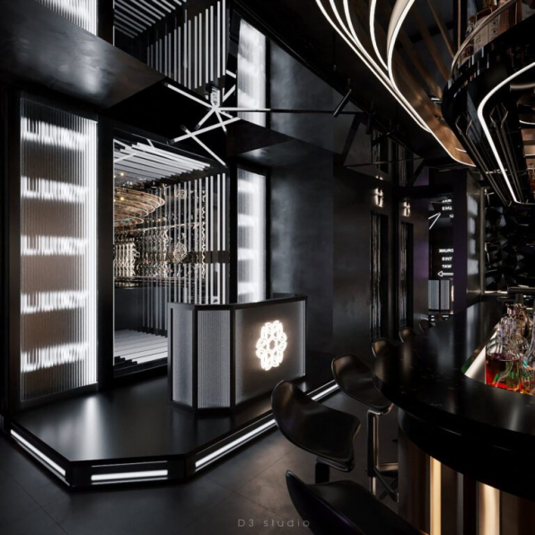 Duong Bui - Download Free Bar Restaurant Interior Model 