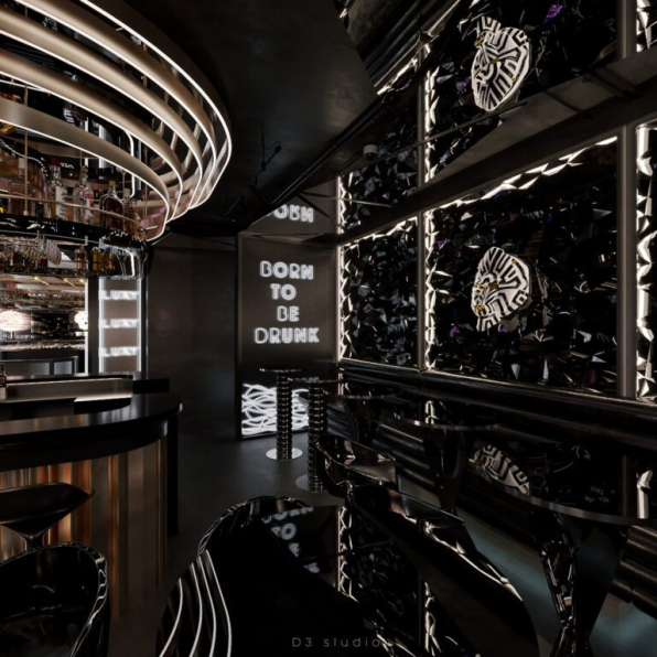 Duong Bui - Download Free Bar Restaurant Interior Model 