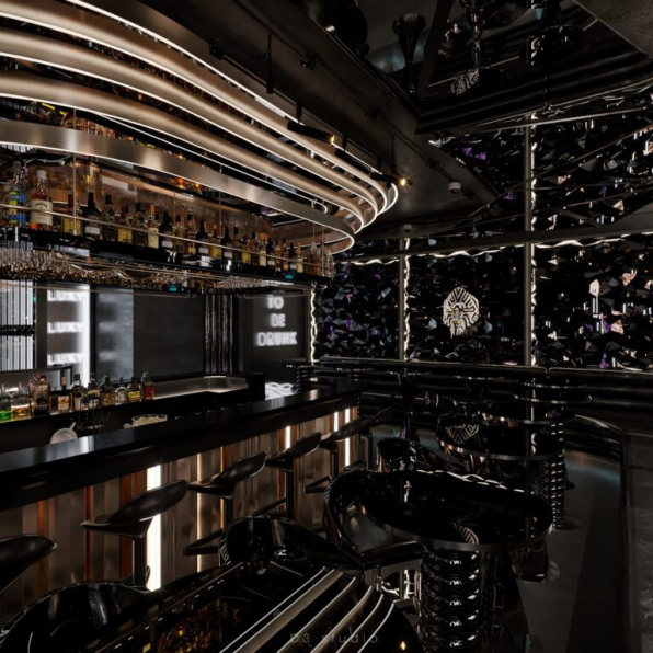 Duong Bui - Download Free Bar Restaurant Interior Model 