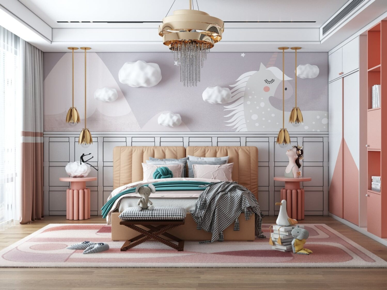 Huy Hieu Lee - Download Free Children Room Interior Model 