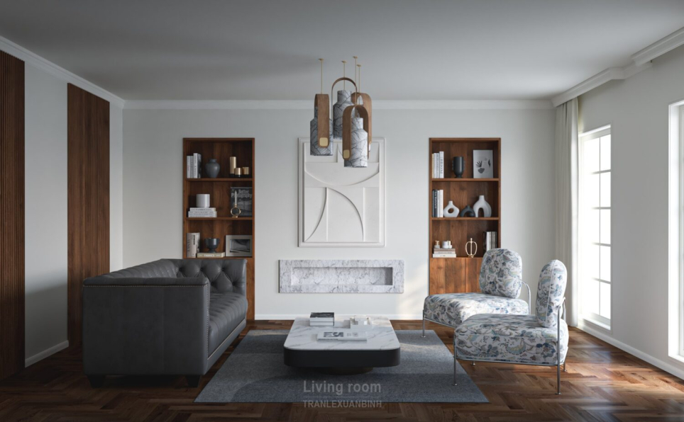 Henry Tran - Free 3D Living Room Interior Model Download 