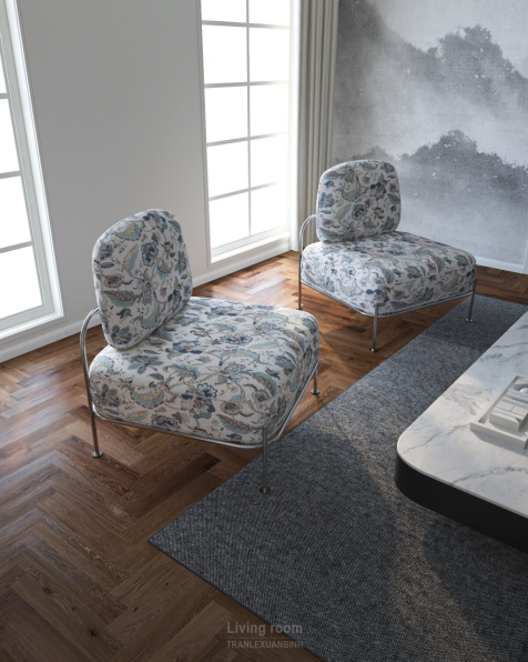 Henry Tran - Free 3D Living Room Interior Model Download 