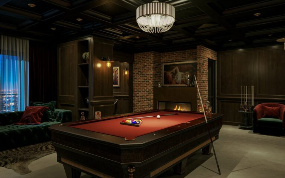 Dat Le - Free 3D Entertainment Room Interior Model Download 