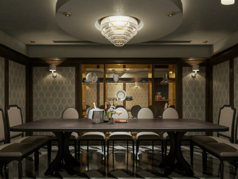 Dat Le - Free 3D Entertainment Room Interior Model Download 