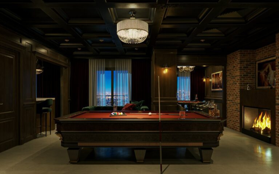 Dat Le - Free 3D Entertainment Room Interior Model Download 