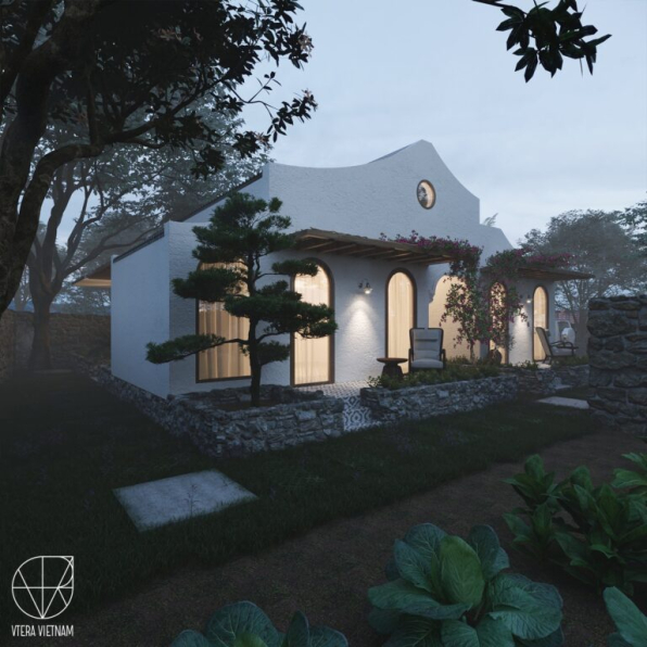 Tran Trung Hieu - Free 3D Villa Exterior Model Download 